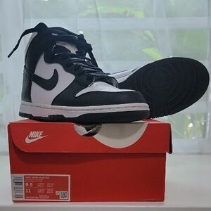 Nike High-Top Sneakers in Black and White